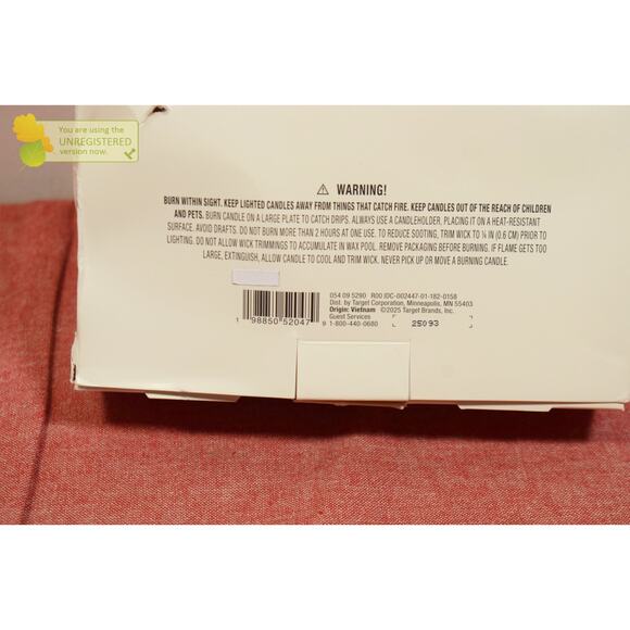 Threshold 3pk Beet Taper Candle Set - Picture 8 of 8